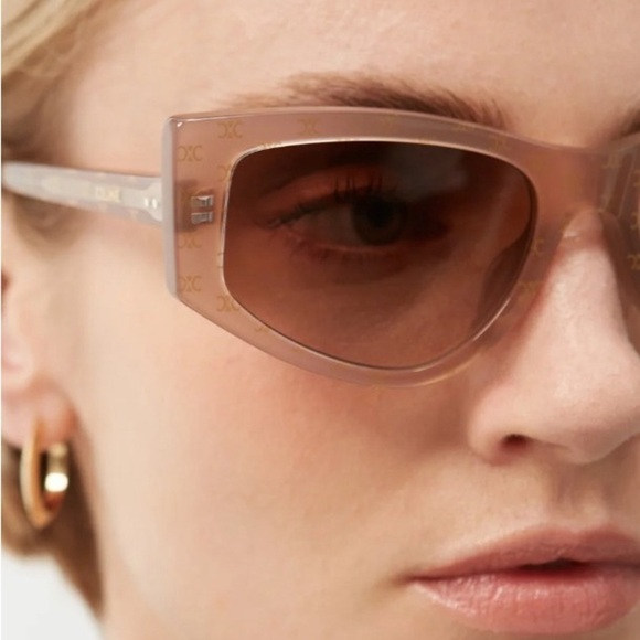 Celine | Women\'s Thin Story Butterfly Acetate Sunglasses Light Brown main image 5